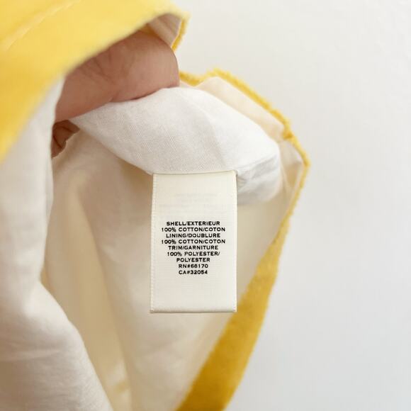 [Anthropologie] Moulinette Soeurs Golden Yellow Striped Fit & Flare Dress Size 4 - Picture 12 of 12